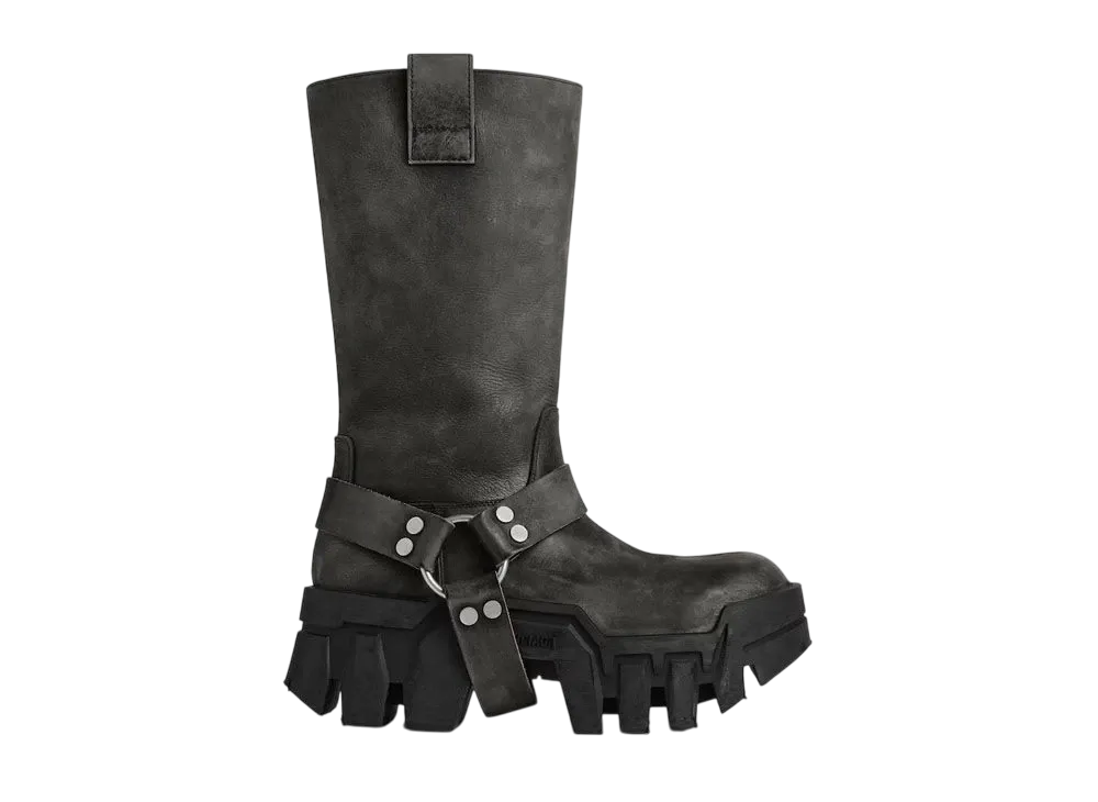 BALENCIAGA Women's Bulldozer Harness Boot "Black"