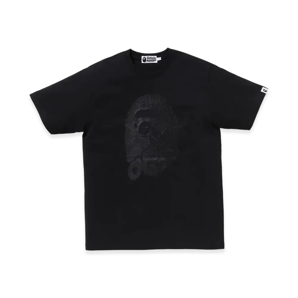 A BATHING APE x OVO Sta Crocodile Print Tee "Black"