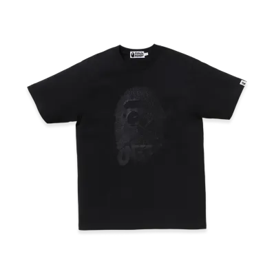A BATHING APE x OVO Sta Crocodile Print Tee "Black"