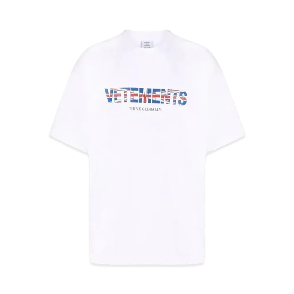 VETEMENTS England Logo Tee "White"