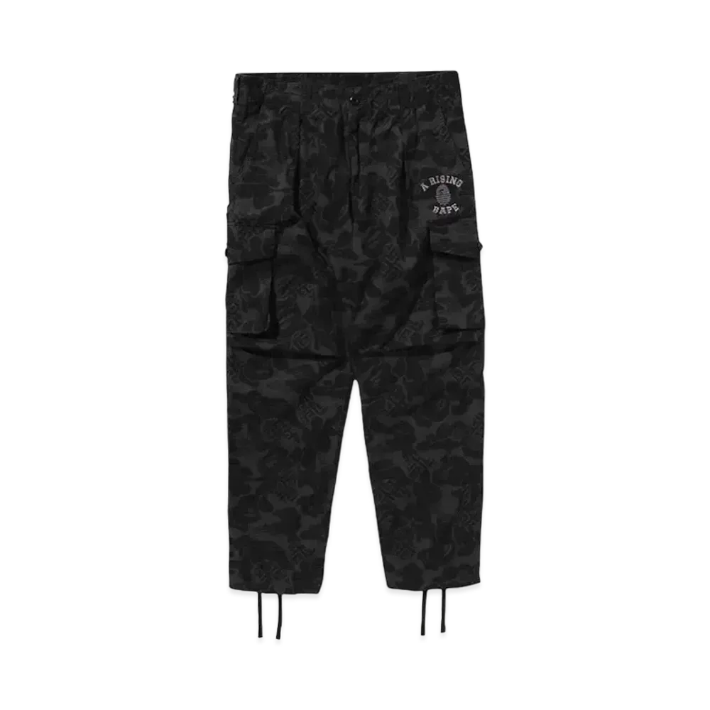 A BATHING APE Asia Camo Army Pants "Black"