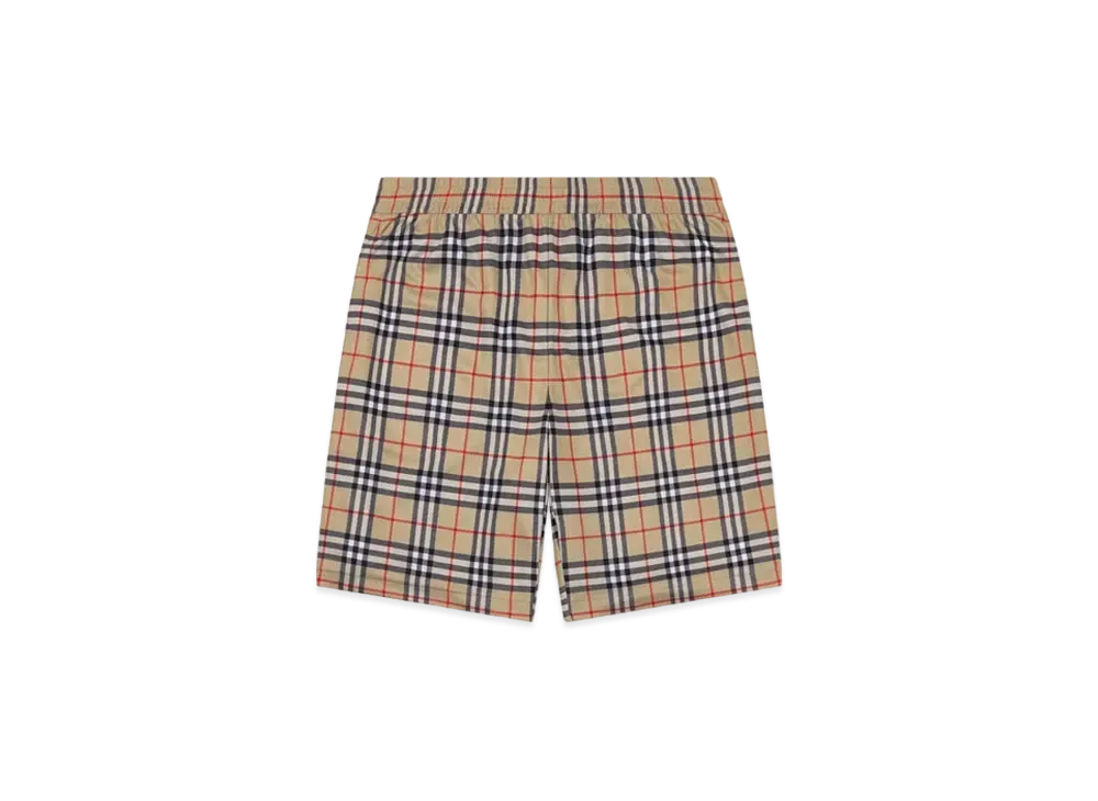 Burberry Men's Vintage Check Shorts "Archive Beige"