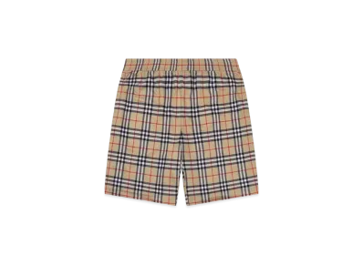 Burberry Men's Vintage Check Shorts "Archive Beige"