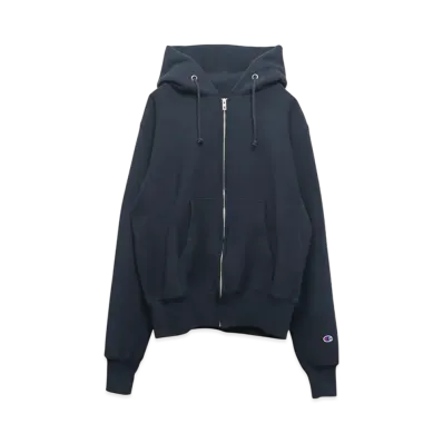 Champion Reverse Weave Zip Up "Navy"