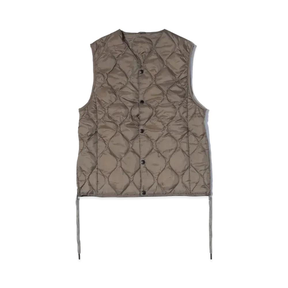 Taion By F/CE. Packable Down Vest "Sage Green"