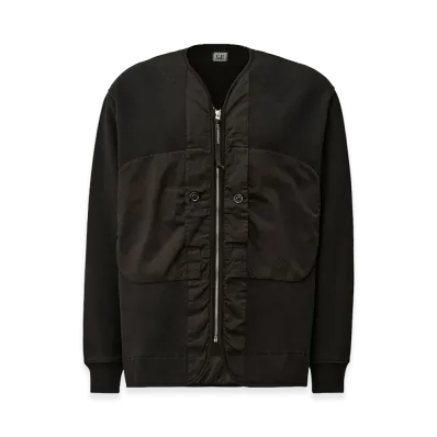C.P. Company Zip Sweatshirt "Black"