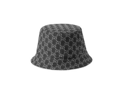 GUCCI Bucket Hat with GG Shadow "Grey/Black"