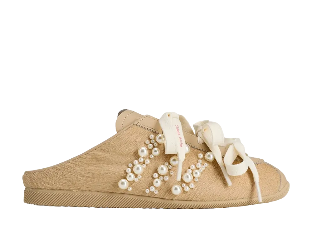 Simone Rocha × adidas Women's Japan Slip-On Pony Hair "Beige"