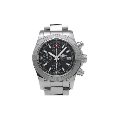 Breitling Avenger II Chronograph "Black/Stainless Steel"