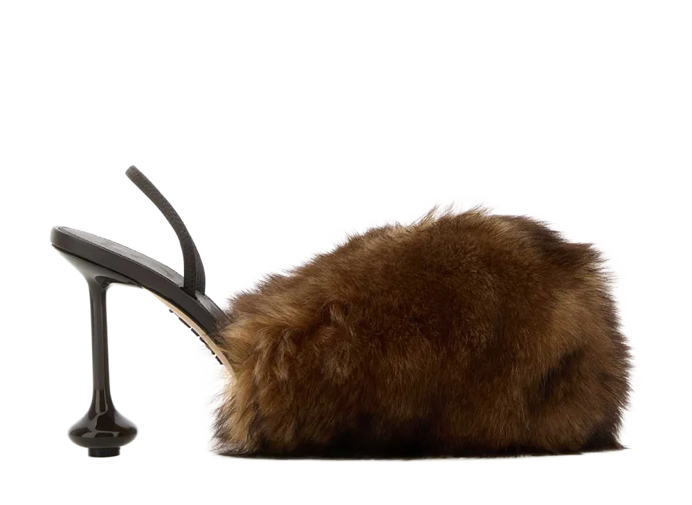 LOEWE Women's Toy Slingback Pump "Brown"