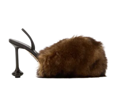 LOEWE Women's Toy Slingback Pump "Brown"