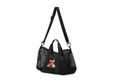 WIND AND SEA x Toy Machine Mesh Drum Bag "Black"