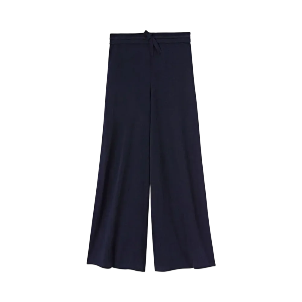Jil Sander Women's Drawstring Trousers "Indigo"