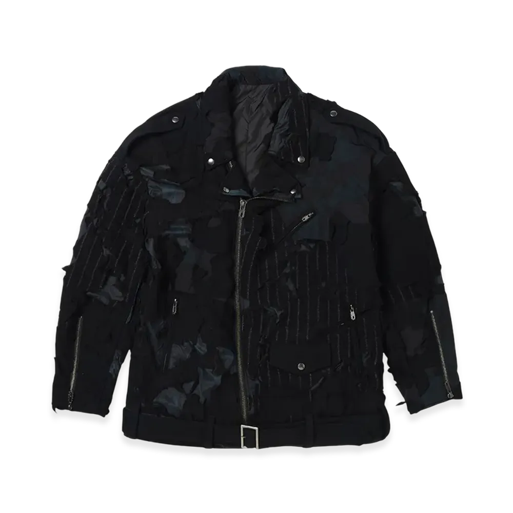 Ground Y x CHAINSAW MAN Collaborate Collection Explosion Camouflage Riders "Black"