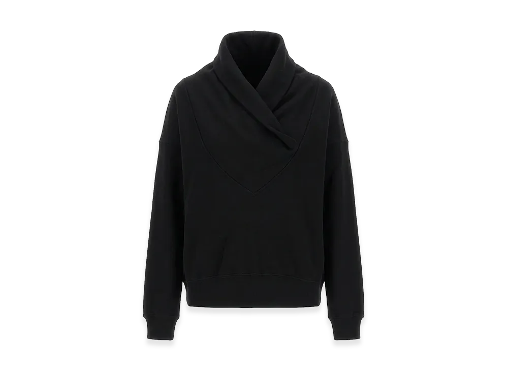 Saint Laurent Women's V-Neck Sweatshirt "Black"