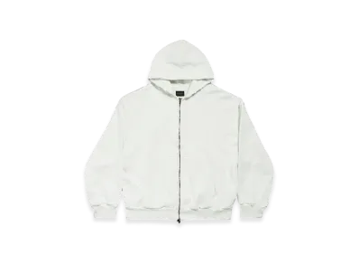 BALENCIAGA Agaicnelab Zip-Up Hoodie Regular Fit "White"