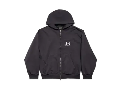 BALENCIAGA x Under Armour ® Zip-Up Hoodie Regular Fit "Black/White"