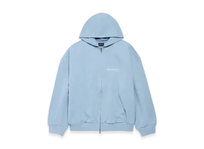 BALENCIAGA BALENCIAGA Back Zip-Up Hoodie Regular Fit "Blue/White"