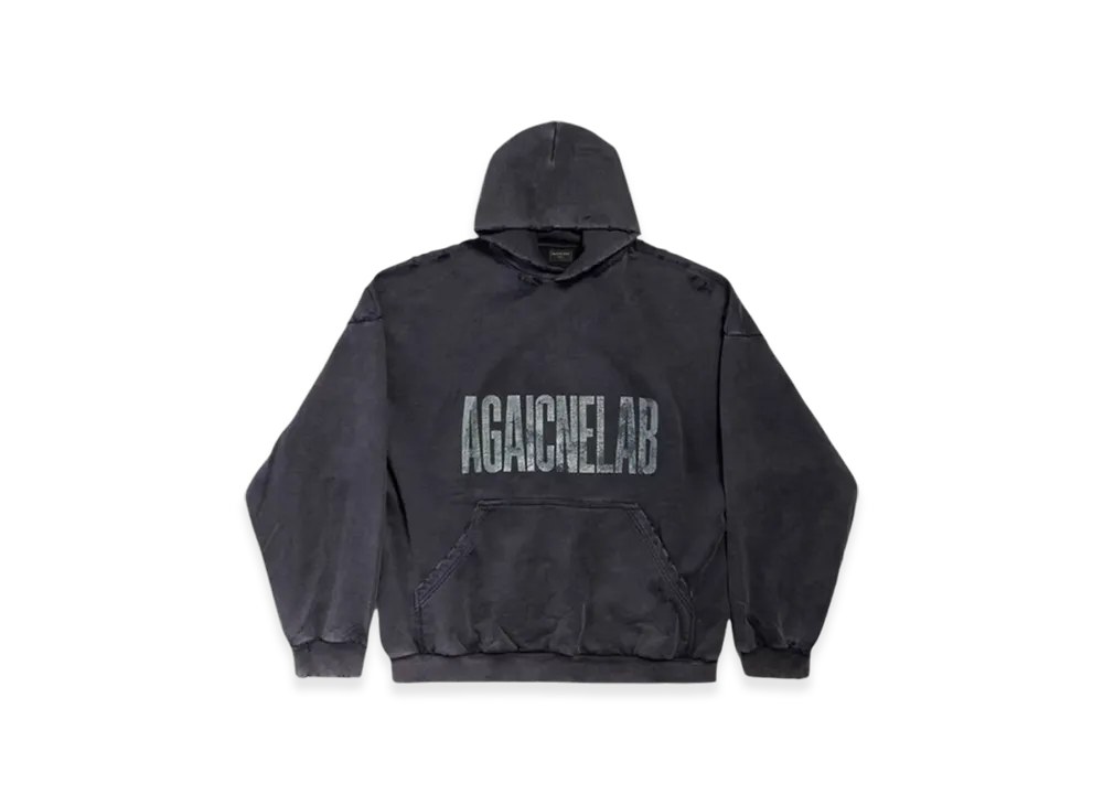 BALENCIAGA Agaicnelab Hoodie Large Fit "Black"