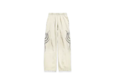 BALENCIAGA Y2K Baggy Sweatpants "Light Beige"