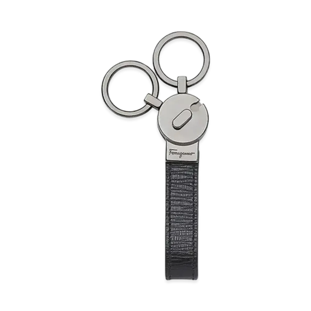 Salvatore Ferragamo Key Ring "Black"