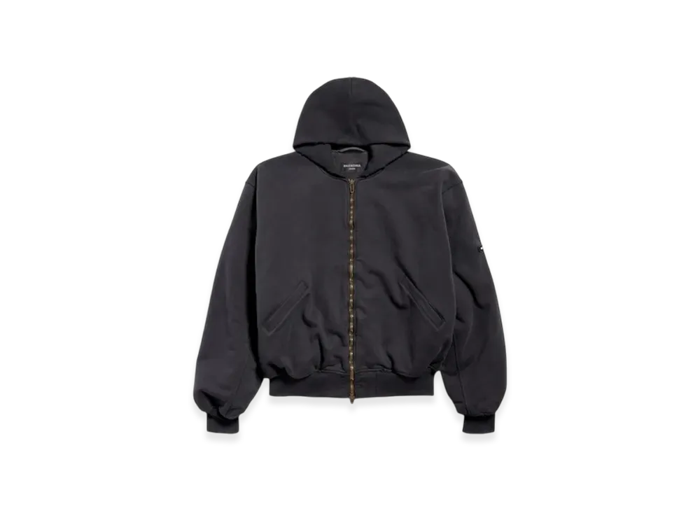 BALENCIAGA Hooded Bomber "Black"