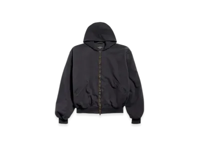 BALENCIAGA Hooded Bomber "Black"