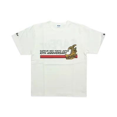 SAPEur Youth 10TH Anniversary Tee S/S Tee "White"