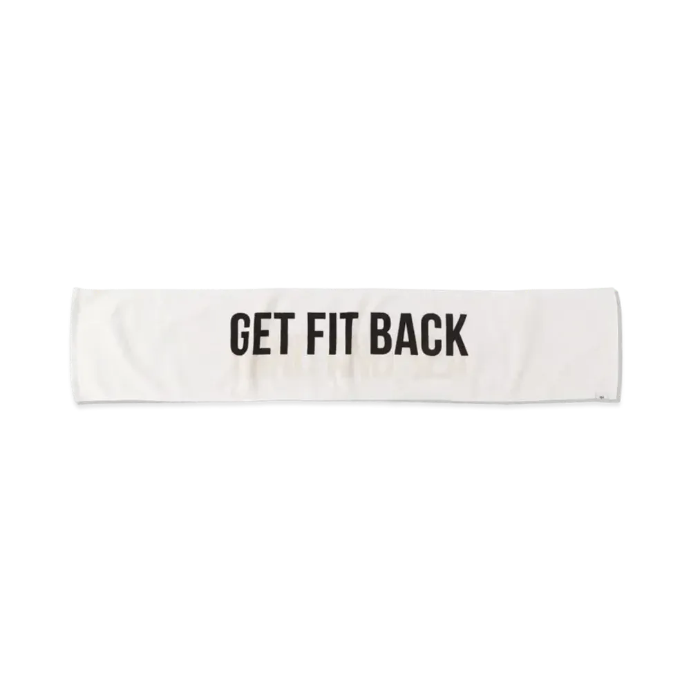 WIND AND SEA WDS (GET FIT BACK ) TOWEL "White"