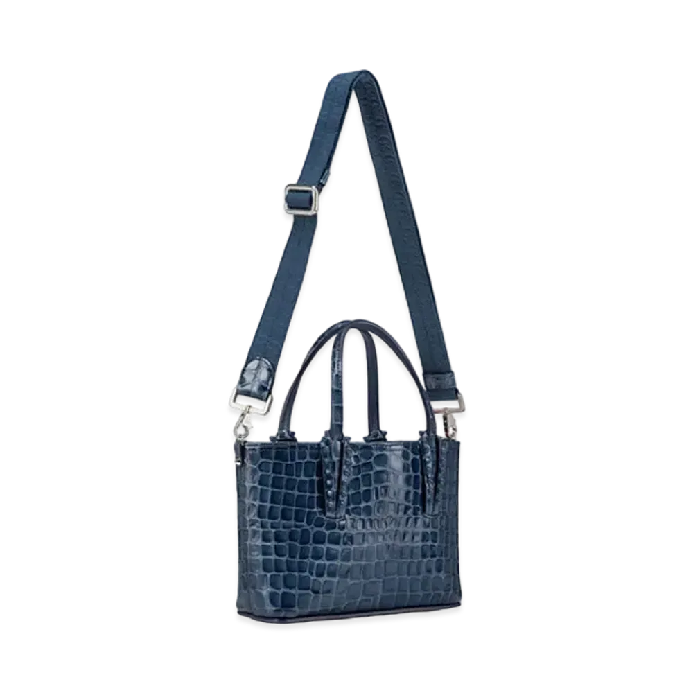 Christian Louboutin Cabata Mini Tote Bag Calf Leather "Blue"
