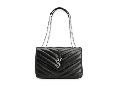 Saint Laurent Women's Loulou Matelasse Lambskin Handbag "Black"