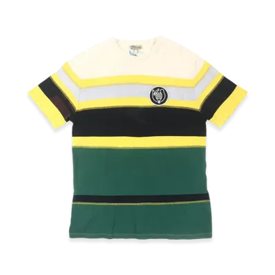 LOEWE Logo Patch Crew Neck Short Sleeve T-Shirt "Yellow/Black/Green"