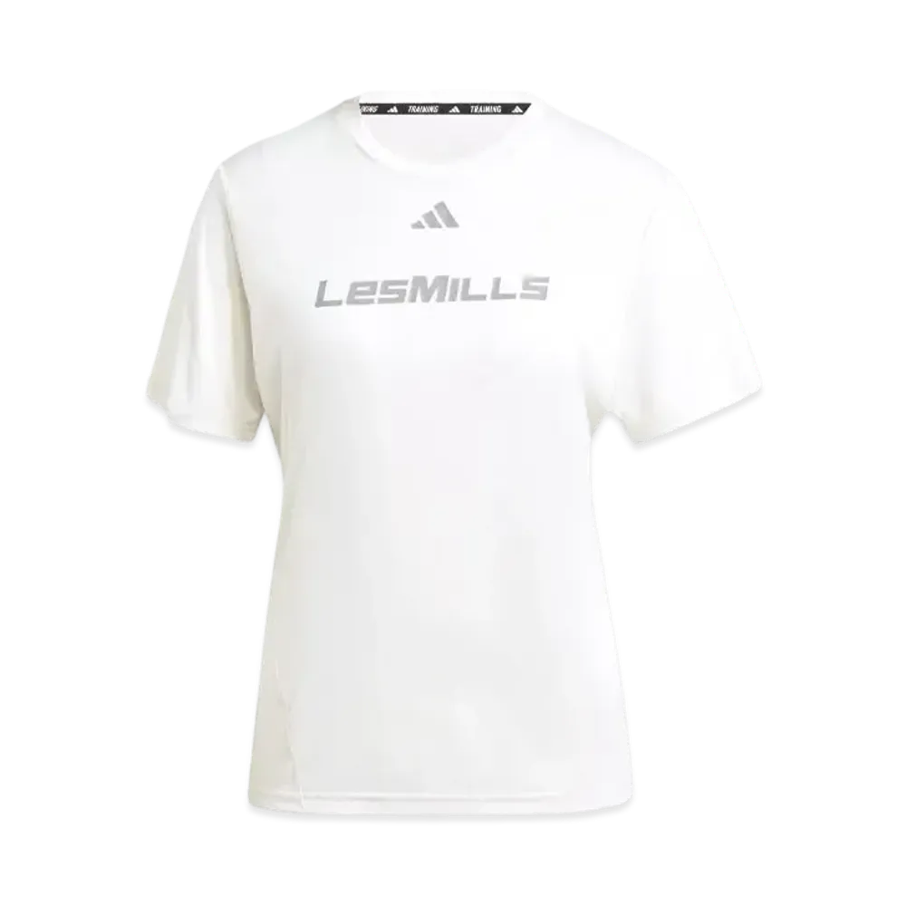 adidas Les Mills Graphic Short Sleeve T-shirt "Chalk White"