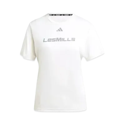 adidas Les Mills Graphic Short Sleeve T-shirt "Chalk White"