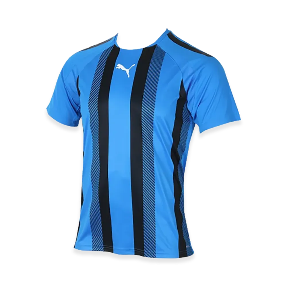PUMA teamLIGA Striped Match Shirt "Electric Blue Lemonade"