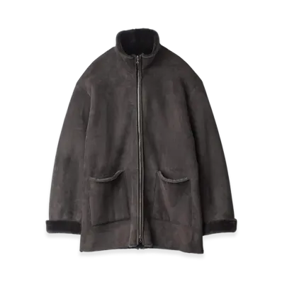 ssstein Cut-Off Mouton Jacket "Grey Khaki"