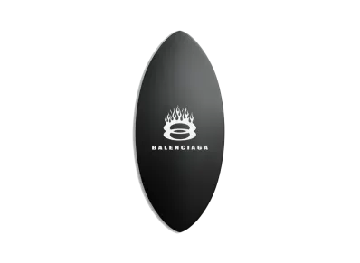 BALENCIAGA Skimboard "Black/White"