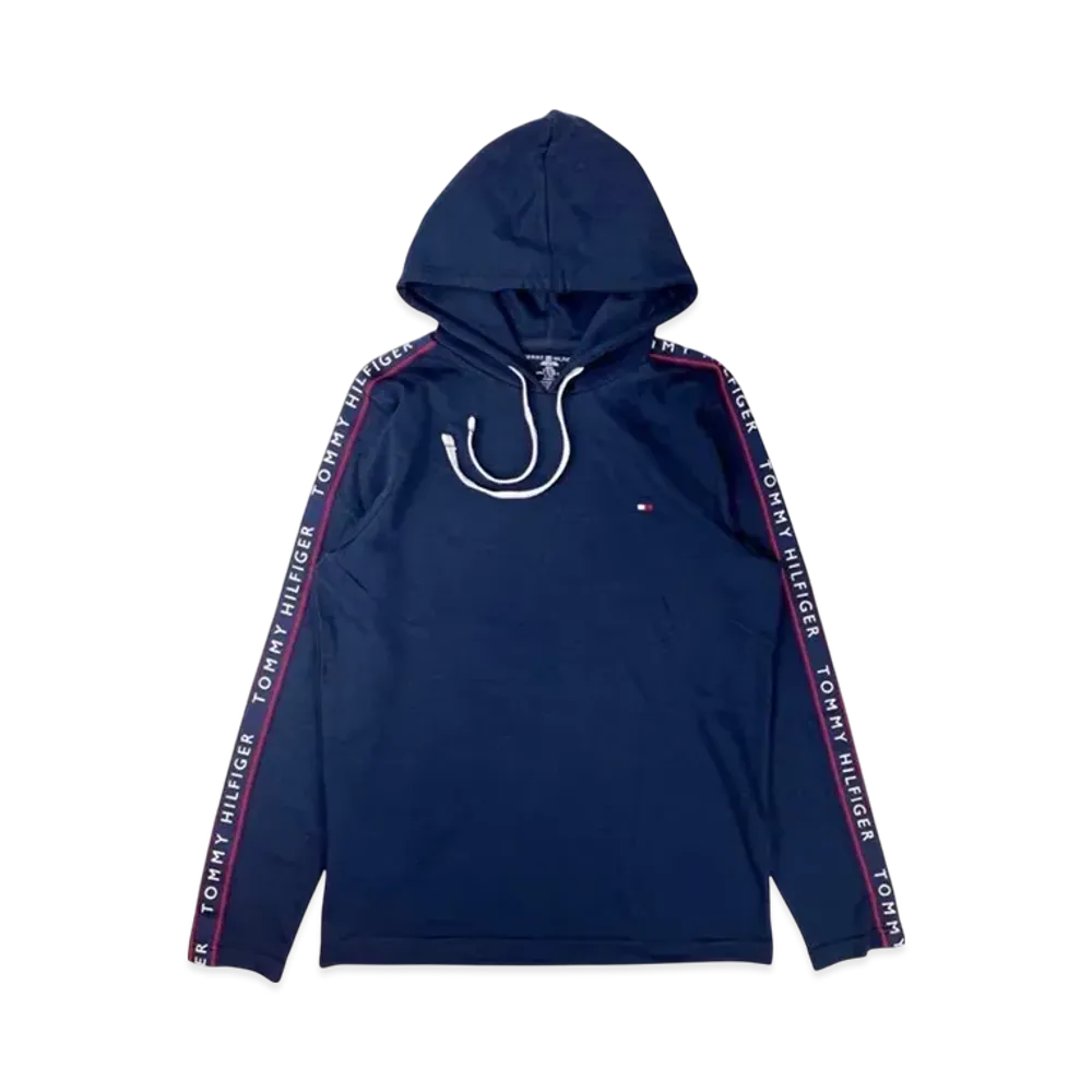 TOMMY HILFIGER Logo Hoodie "Navy"