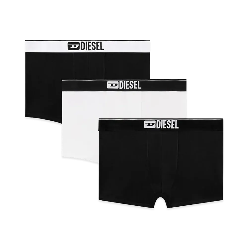 Diesel Boxer Pants 3-Pack "Black/White"