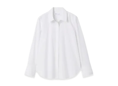 Gap x Victoria Beckham Women's Relax Poplin Shirt "Fresh White"