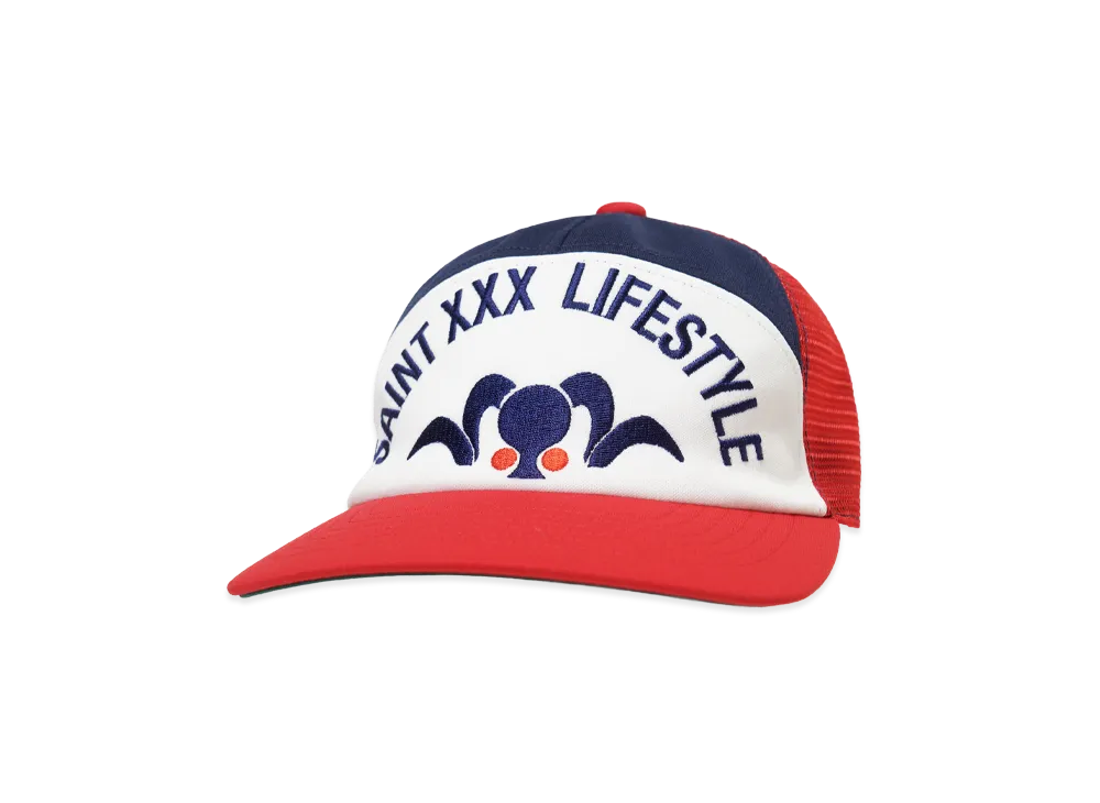SAINT Mxxxxxx Mesh Cap/Life Style "Navy/Red"