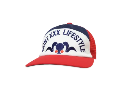 SAINT Mxxxxxx Mesh Cap/Life Style "Navy/Red"