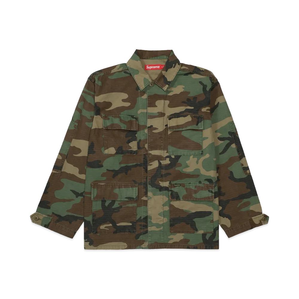 Supreme Ripstop BDU Shirt Jacket "Woodland Camo"