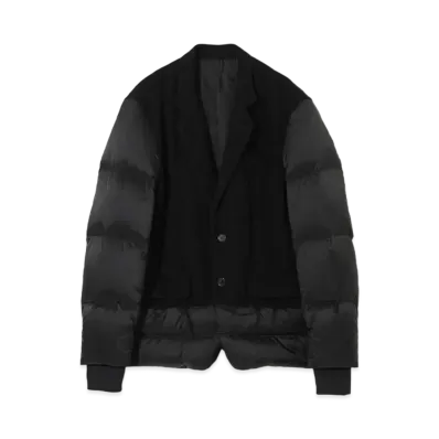UNDERCOVER Down Sleeve Wool Jacket "Black"