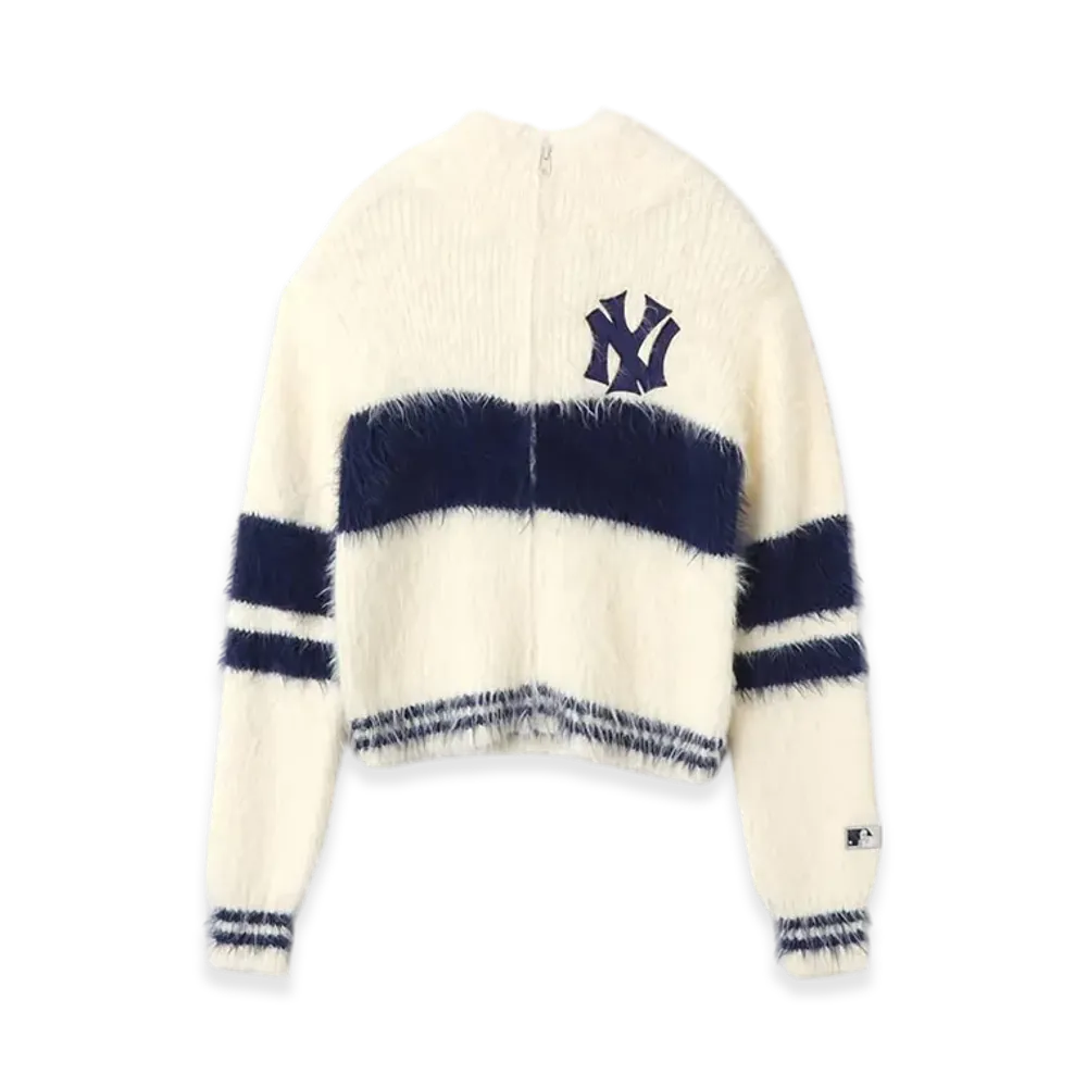 atmos x MLB Shaggy Knit Blouson "White"