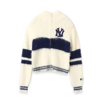 atmos x MLB Shaggy Knit Blouson "White"