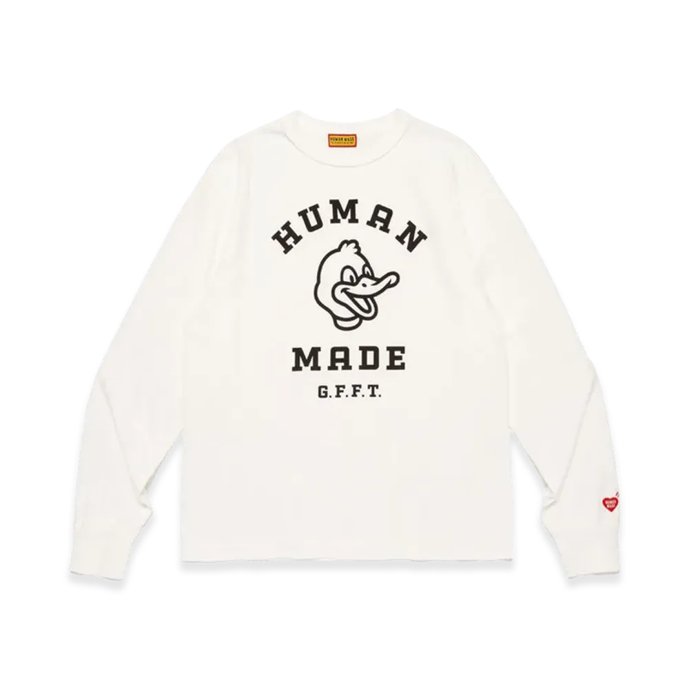 HUMAN MADE Graphic L/S T-Shirt "White"