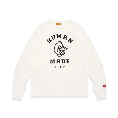 HUMAN MADE Graphic L/S T-Shirt "White"
