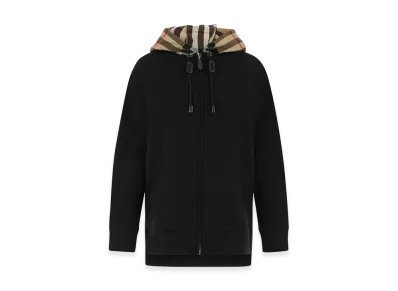 Burberry Women's Cotton Hoodie "Black"