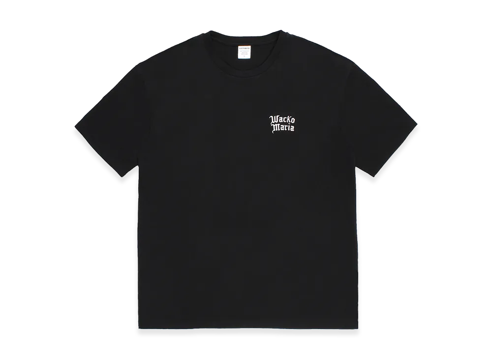 WACKO MARIA Washed Heavy Weight T-Shirt "Black"